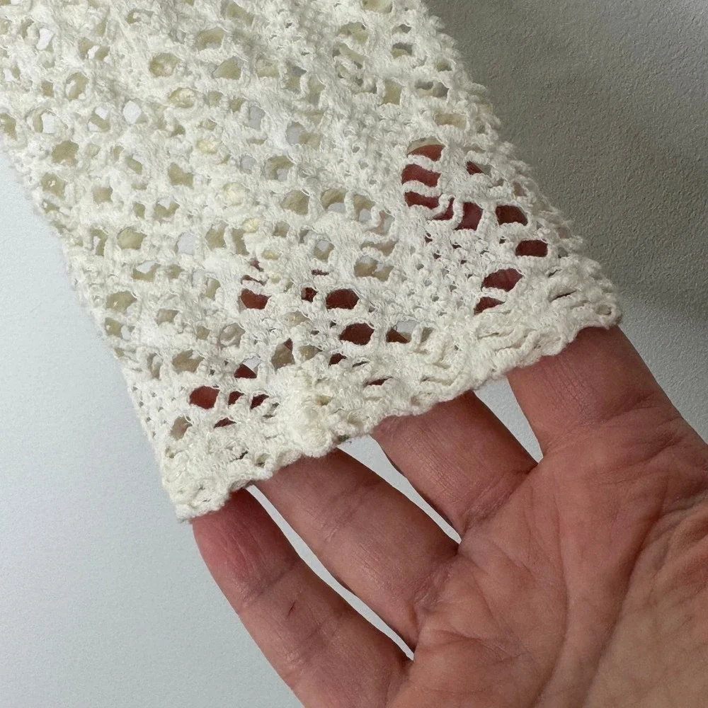 Free People Beach Feel The Love Crochet Blouse‎